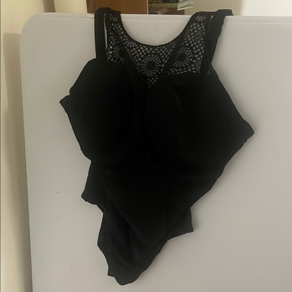 Adore me black lace Swimsuit